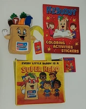 HEB Buddy Plush, Coloring Book, Crayons & Bag Set