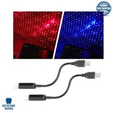 2PCS USB Star Roof Lights, Portable Adjustable Projector Night Light, Romanti...
