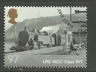 GB 2010 QE2 97p Great British Railway LMS NCC Class WT No2 SG 3114 Ex Fdc ( D361
