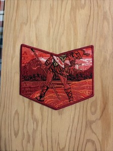 BSA MT Council Apoxky Aio 300 2015 NOAC Ordeal Spartan  Bottom red, gold, black
