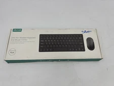 New In Box Jelly Comb Ultra-Thin Wireless Keyboard And Mouse Combo White&Silver