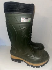 COFRA Polyurethane Work Boots. Heat/Cold Resistant Green, Size  9