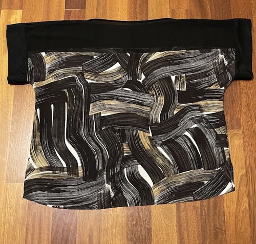 Lafayette 148 NY Printed Top/Blouse Sz M~ Stylish - Picture 9 of 9