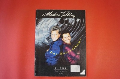 Modern Talking - Alone (8th Album) . Songbook Notenbuch. Piano Vocal Guitar PVG