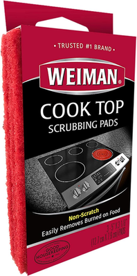 #ad Cook Top Scrubbing Pads – Gently Clean and Remove Burned On Food from All Smooth $11.49