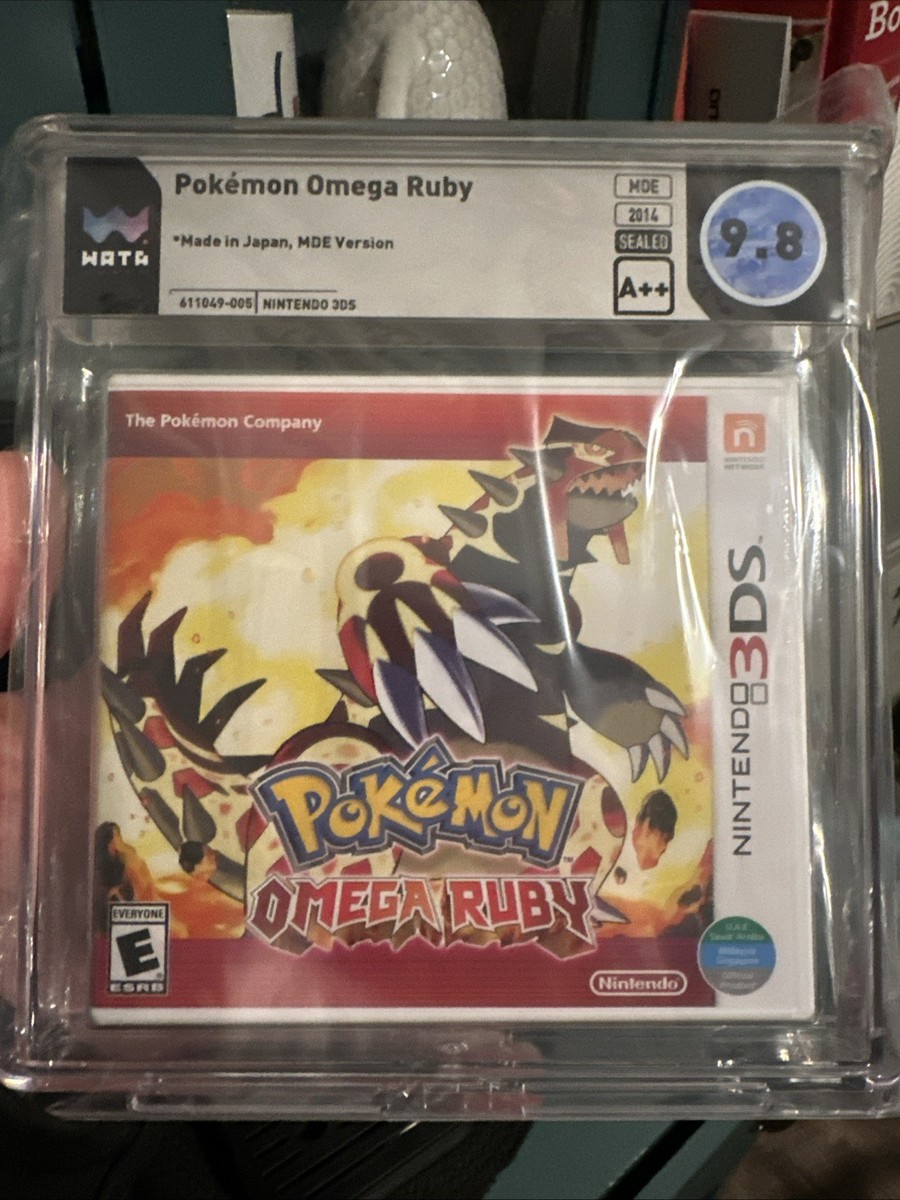 Pokemon Omega Ruby Nintendo 3DS 2DS Sealed New WATA A++ Graded