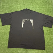 Rick Owens Porterville Tommy T-shirt XXL Mens Black Oversized