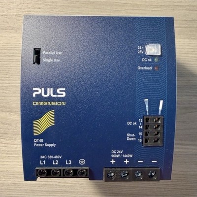 PULS DIMENSION QT40.241 3-Phase DIN Rail Power Supply 24V 40A 960W