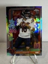 2025 Topps Chrome Football Caleb Williams Future Stars Refractor#FS-1 Bears 