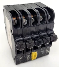 Lot of 5 - NC120 Federal Pacific 20 Amp 1 pole Circuit Breaker - Next Day Option