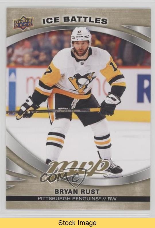 2023-24 Upper Deck MVP Gold Ice Battles Bryan Rust #94 READ 1j1i