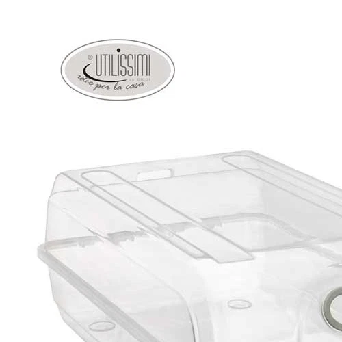 SCATOLA PORTA SCARPE CONTENITORE ORGANIZER PORTASCARPE SALVASPAZIO 30*17*10 CM - Immagine 4 di 4