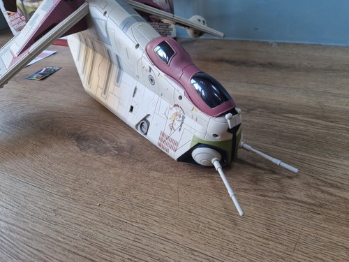 STAR WARS GUNSHIP LAAT CRUMB BOMBER CLONE WARS REPUBLIC GUNSHIP SHELL WINGS - Picture 4 of 11