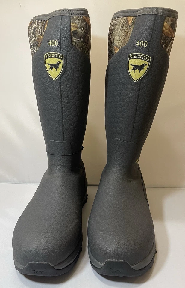 Irish Setter MudTrek Waterproof Insulated Rubber Boots 4846 Realtree  M12/W14 - Image 3 of 4