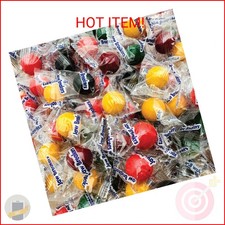 Jaw Breakers - 2 Pound Bulk Pack About 170 Count - Assorted Fruit Hard Candy -