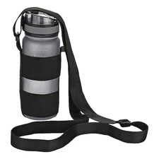 Water Bottle Adjustable Shoulder Strap Carrier Bag Case Holder Elasticized Strap