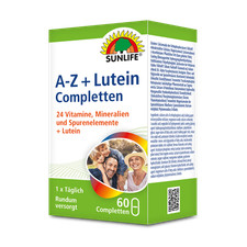 SUNLIFE® A-Z + Lutein Tabletten Rundumversorgung Nährstoffe Immunsystem Lutein G