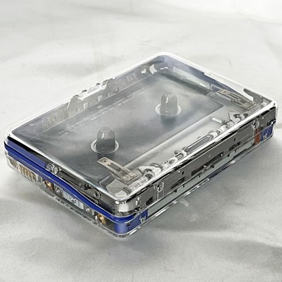 SONY WALKMAN 透明外装 真鍮製フライホイール WM-EX631 SONY WM-EX631 Transparent 2002 Walkman Vintage Cassette Player