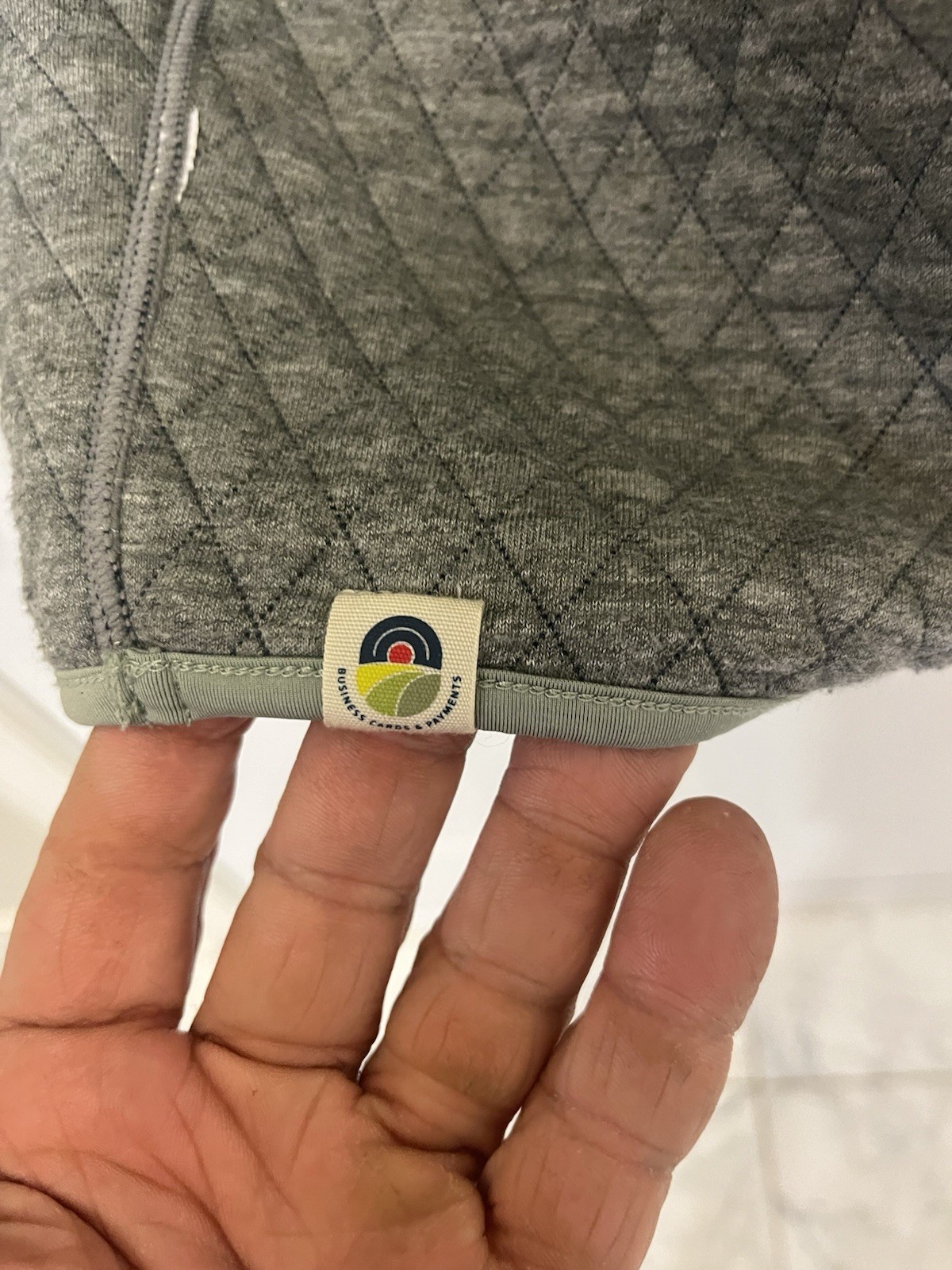 Men’s Reversible Quilted Pullover Jacket Snap Nec… - image 3