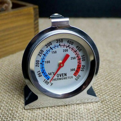 Ofenthermometer Herd Temperatur Edelstahl Messgerät Qualität 300ºC 600ºF UK