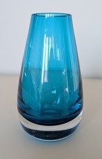 Whitefriars Pattern No: 9647 - Kingfisher Blue Tapering Bud Vase
