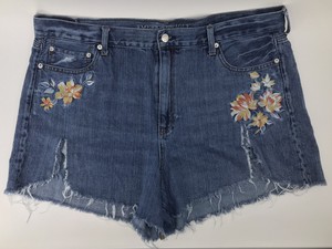 american eagle floral mom jeans