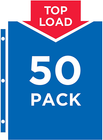 Avery 74130 Easy Load Super Heavyweight Sheet Protector, 50 Pack Diamond Clear