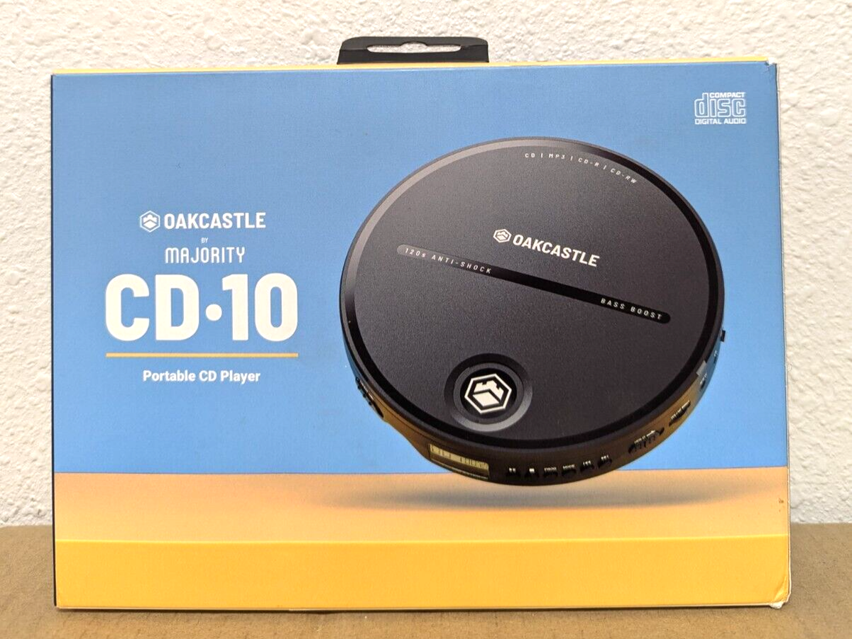 DESOBRY Draagbare CD-speler, 7-uur Batterij Playtime, Compacte Discman CD met Oortelefoon, Hold Lock en Anti-Skip Functie, AUX DESOBRY Draagbare CD-speler, 7-uur Batterij Playtime, Compacte Discman CD met Oortelefoon, Hold Lock en Anti-Skip Functie, AUX