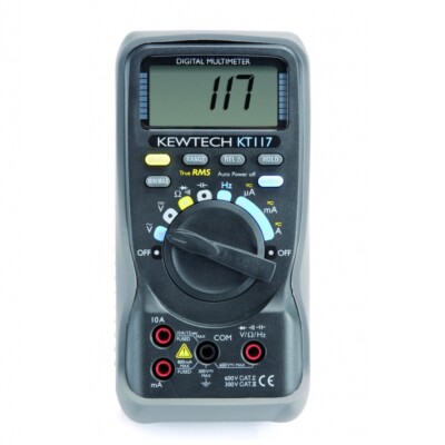 Kewtech KT117 Digital AC/DC Strom & True RMS Multimeter - 600V