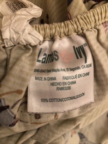 Lambs & Ivy Team Safari Animal Sports 100% Cotton Baby Fitted Crib Sheet - Picture 5 of 6