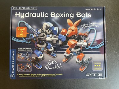 HYDRAULIC BOXING BOTS Stem Experiment Kit - Thames & Kosmos - BRAND NEW