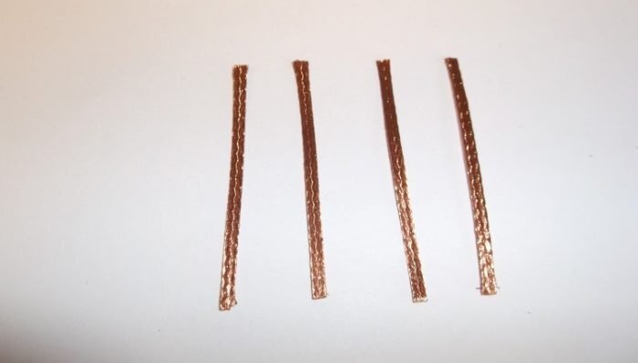Greenhills Slot Spares 100% Copper Drift Pick-up Braids / Brushes x 4 Length 40m
