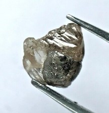 Raw diamond 0.71tcw brownish gray sparkling natural antique heart shape for gift