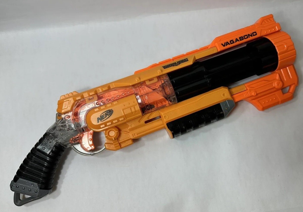 NERF Doomlands 2169 Vagabond Dart Blaster Shotgun Revolver Hasbro