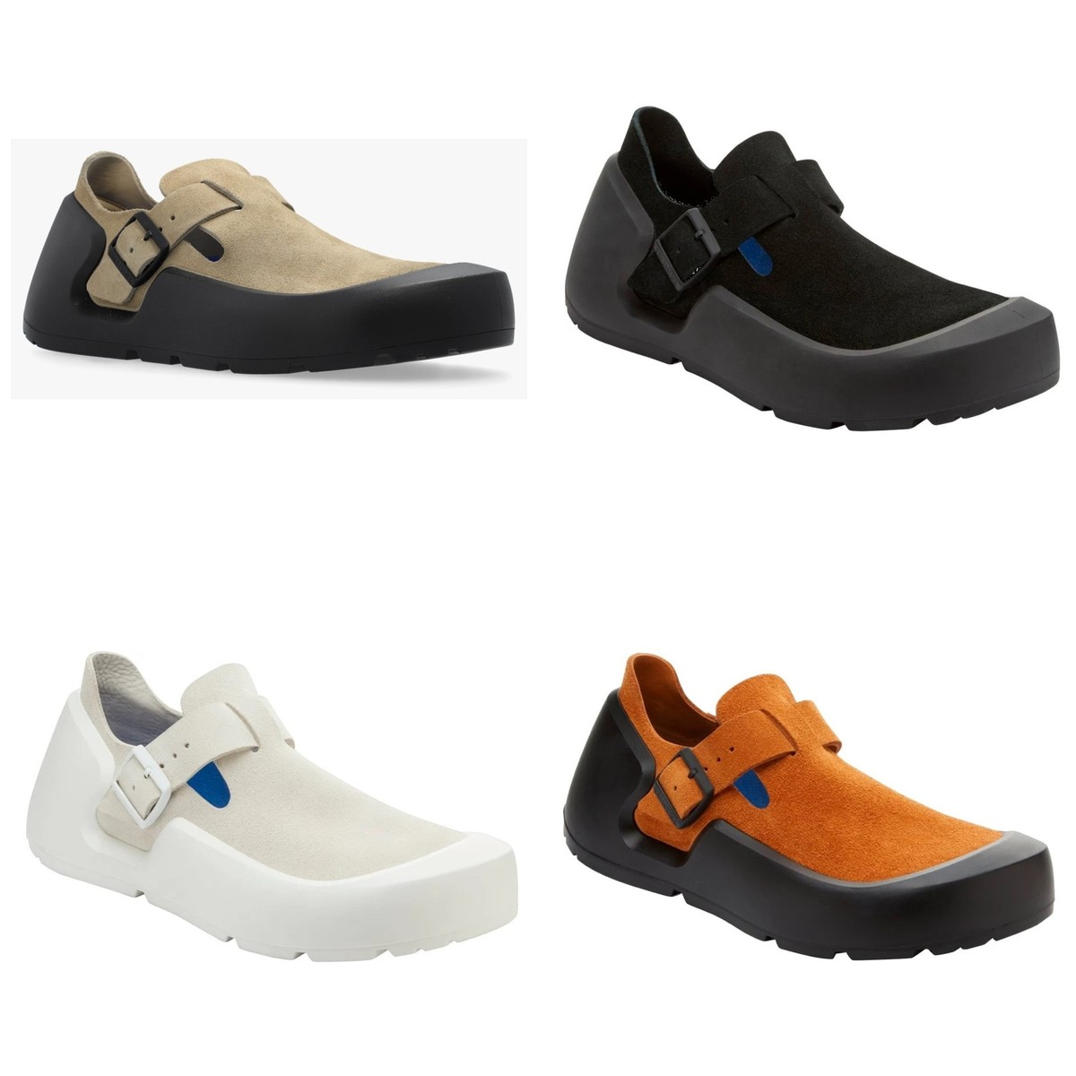 Birkenstock Reykjavik Nubuck Leather PU Clogs Shoes Casual