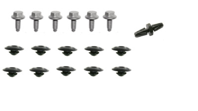 Unterfahrschutz Schrauben set CLIPS Motorschutz für VOLKSWAGEN TRANSPORTER T5/T6