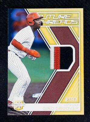 2023 Panini Elite Extra Future Threads Gino Groover RC Jersey PATCH 2/10 DBACKS