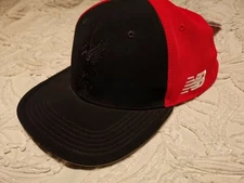 🐦‍🔥⚽🔥 New & Rare Liverpool/LFC NB/New Balance Black & Red Cap/Hat