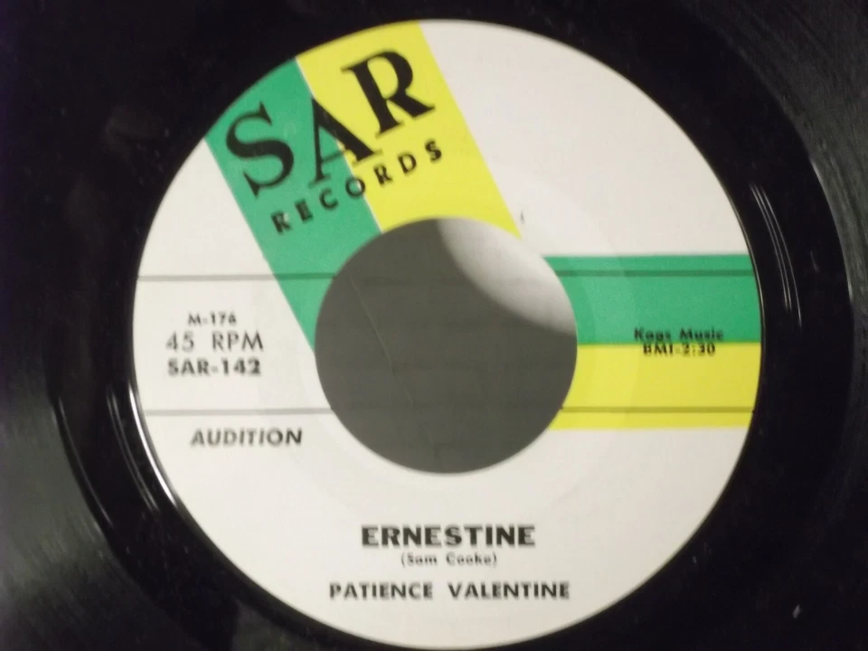 Patience Valentine,SAR 142,"Unlucky Girl"US,7" 45,PROMO,1965,Northern Soul,Mint - Image 2 of 2