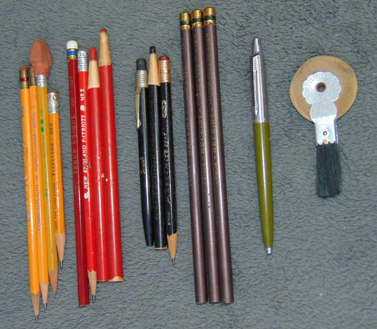 Lot of Vintage Early Pens Parker Receipt Venus Eraser Faber YW | eBay