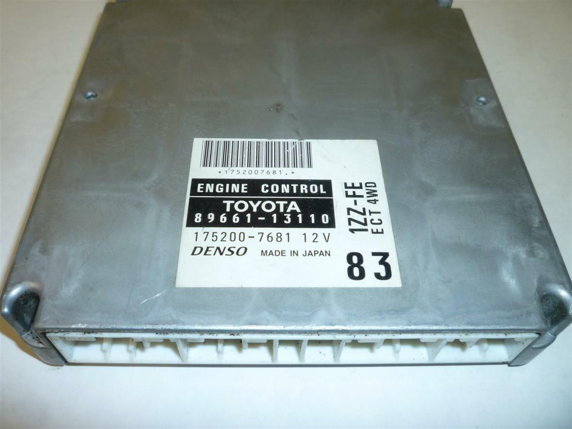 JDM TOYOTA ZZE124 COROLLA SPACIO 1ZZ-FE 1.8L 4WD A/T ECU ECM 89661