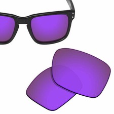Polarized Replacement Lens for-OAKLEY Holbrook Sunglasses Violet Purple UVA UVB