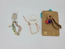 PURAVIDA, SHIRALEAH, BP Nordstrom Mixed Brand 3 Piece Bracelet Lot new w/ tags