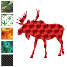 Moose, Vinyl Decal Sticker, 40 Patterns  3 Sizes, 6343