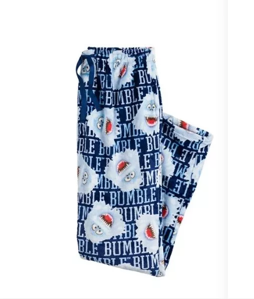BUMBLE Lounge Pants Mens Medium M NeW Rudolph YETI Snowman Sleep Pajamas NWT Pjs