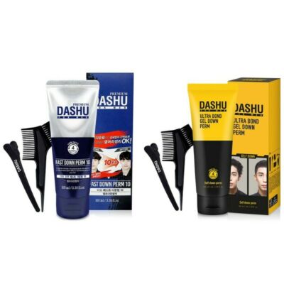 Dashu for Men Ultra Bond Gel Daunen Dauerwelle + Fast Down Dauerwelle Set / Seitenhaarstyling