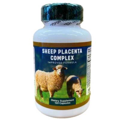Sheep  Placenta complex,  100 capsules with Grape Seed, Collagen, Vitamin E Zinc