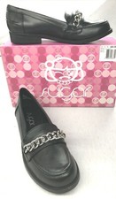 New SUGAR MINNY Black Slip-On Girls' Flat Shoes Size 6.5 M