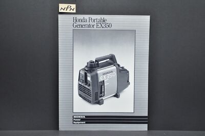Vtg NOS 1988 Honda EX350 Portable Generator Dealer Sales Spec