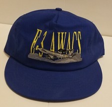 Boeing E-3 AWACKS Snapback Hat. Blue Made In USA